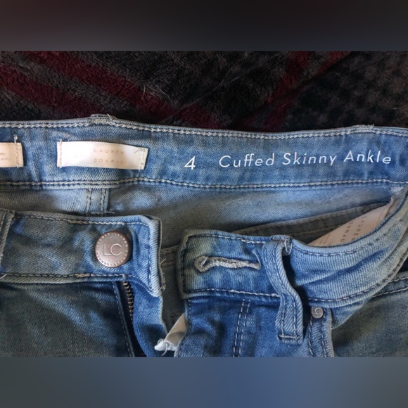 Lauren Conrad Cuffed, Petite, Ankle Skinny Jeans - Picture 7 of 9